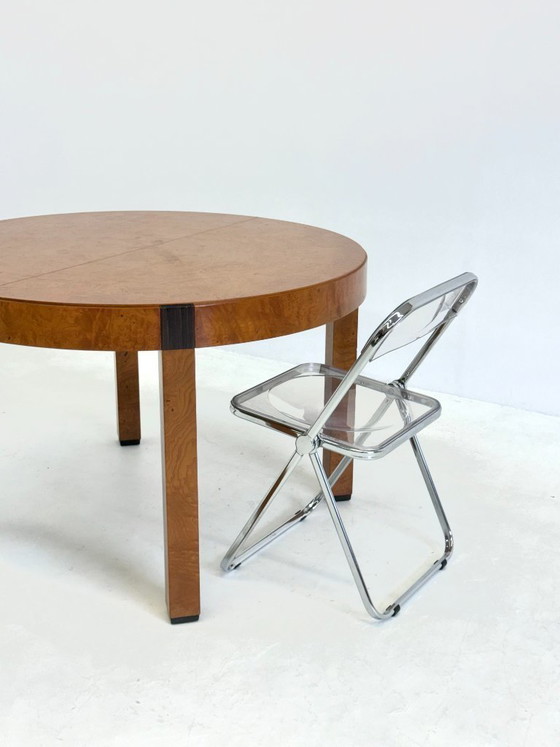 Image 1 of Vintage root wood round dining table by Grange