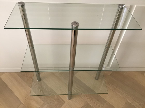 Image 1 of Glass and metal shelves