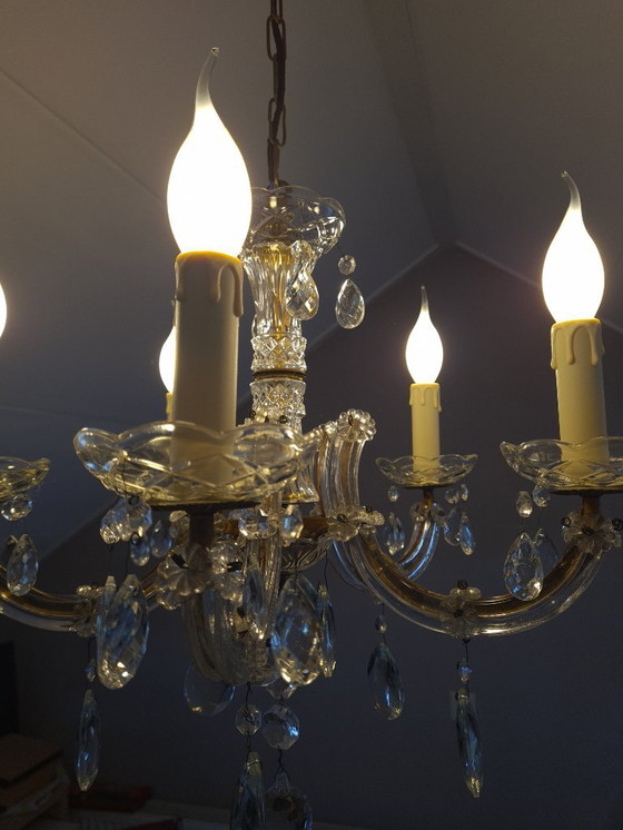 Image 1 of Lampadario di cristallo Maria Teresa a 5 bracci