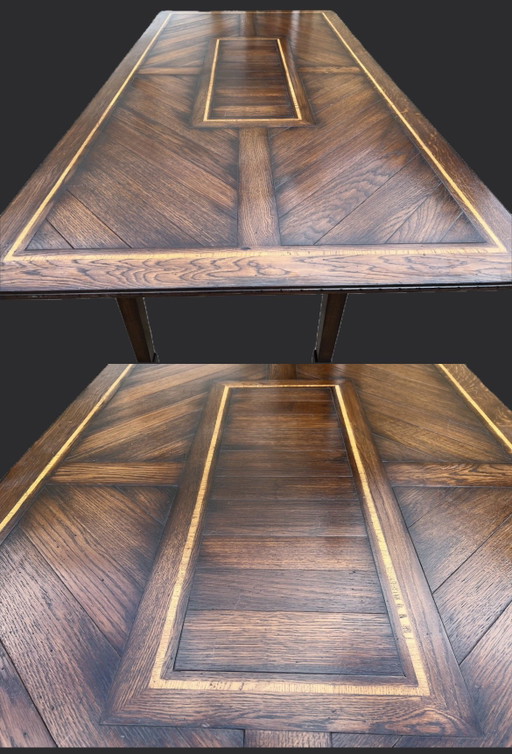 Mesa de comedor Art Nouveau de RAC