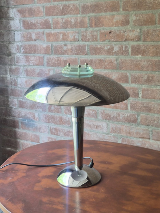 Image 1 of Vintage chrome table lamp