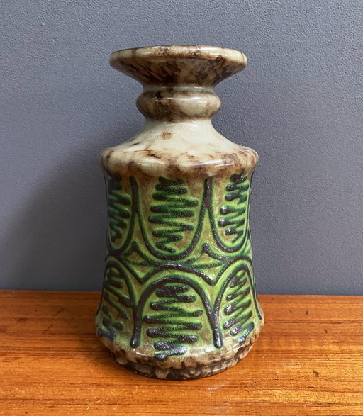Strehla vase model 1228 1970s German Pottery