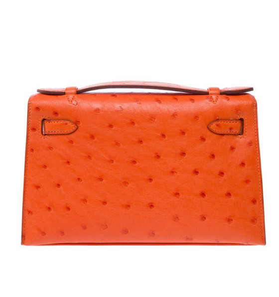 Image 1 of Sac HERMES Kelly Mini en Cuirs exotiques Orange - 103364
