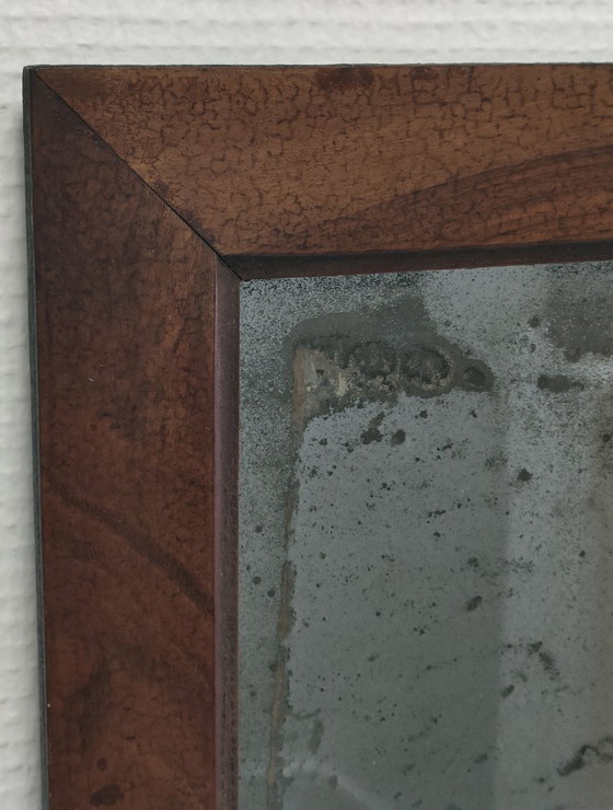 Image 1 of Specchio in legno con vetro patinato dei primi del XX secolo