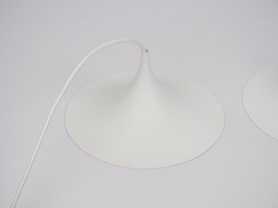 Image 1 of Coppia di 2 lampade a sospensione vintage danesi Semi di Bonderup e Thorup, Fog og Morup