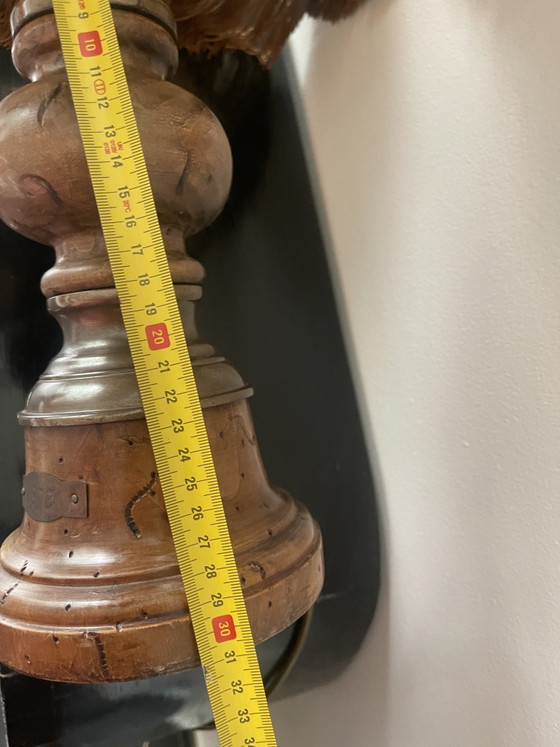 Vintage houten lamp uit de jaren 80 – Leeslamp, Wood (photo 15 of 15)