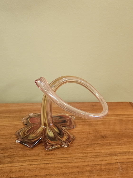 Image 1 of Flor decorativa de cristal de Murano, Italia.