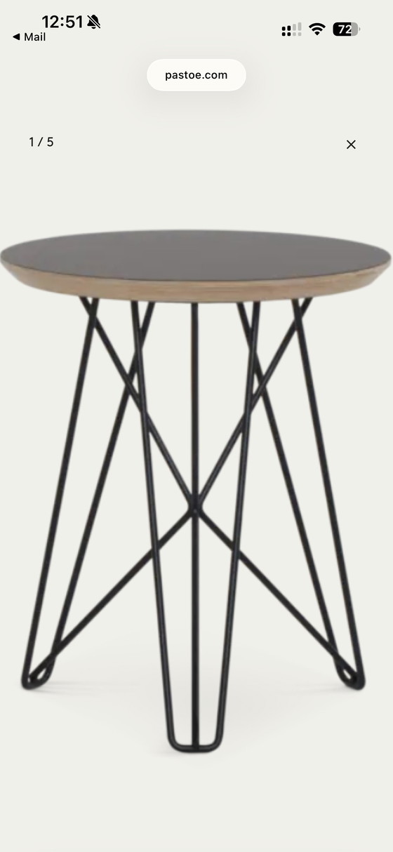 Image 1 of Pastoe IJhorst side table small, Fenix ​​Black, small, new (retail €424)