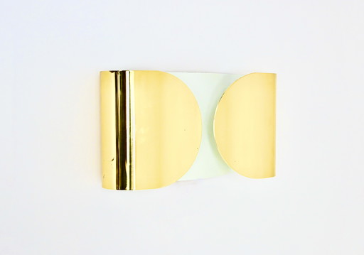 Applique Golden Foglio par Tobia & Afra Scarpa pour Flos, 1960s