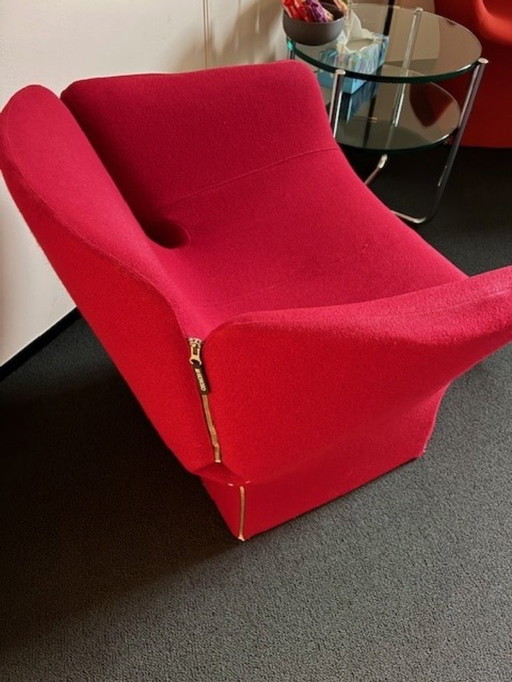 4 x Poltrona Moroso BM Bloomy 2 volte colore 133 e 2 volte colore 609