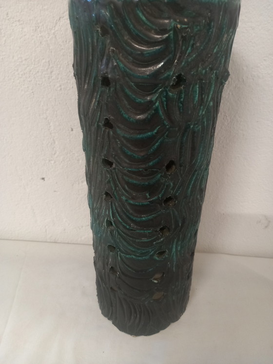Image 1 of Vintage glazed ceramic vase