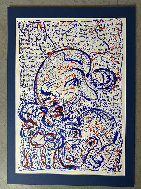 Image 1 of Genummerde zeefdruk - Jean Broisson - Gesigneerd