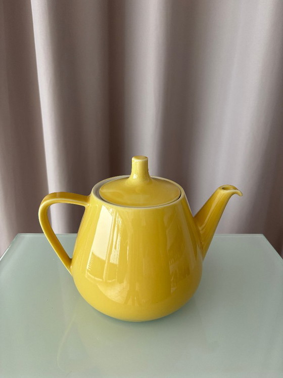 Vintage Villeroy & Boch gele theepot – gemaakt in Luxemburg – villeroy boch, Tafelaccessoires, Ceramic (photo 6 of 10)
