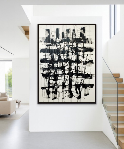 Antadze Abstract Composition XXL – schilderijen tekeningen, Canvas (photo 2 of 14)