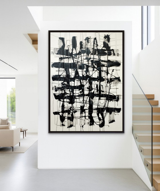 Antadze Abstract Composition XXL – Paintings & Drawings, Canvas (photo 2 of 14)