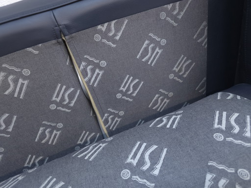 FSM Clarus Sofa Dreisitzer Designersofa Ledersofa Couch 