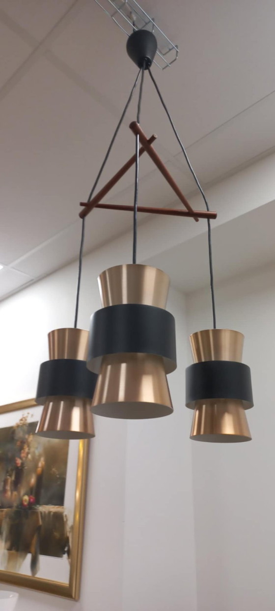 Image 1 of Vintage Danish Fog & Morup Pendant Light