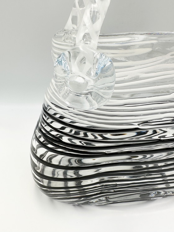 Image 1 of Mouth-blown glass bag / vase, Leonardo