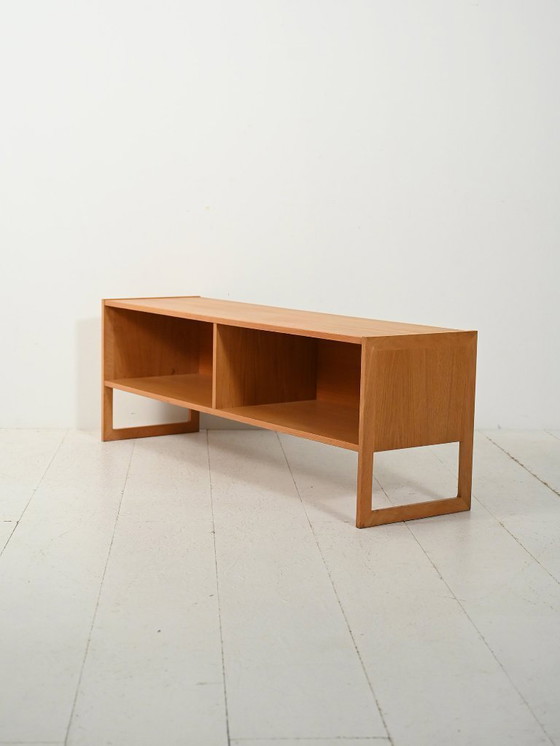 Image 1 of 1960s oak TV stand by Arne Wahl Iversen