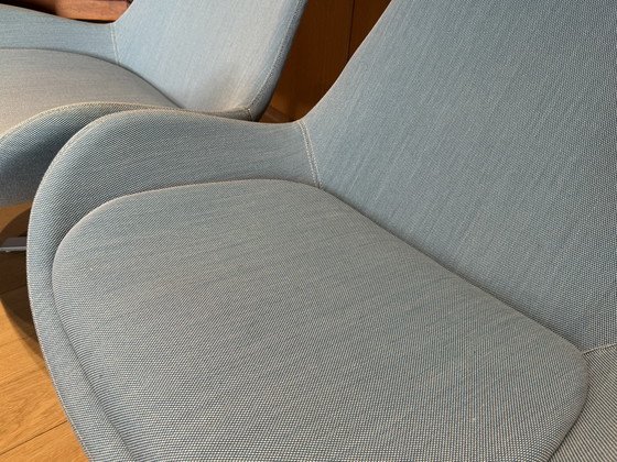 Image 1 of Setje Orangebox AVI-01 Poltrona lounge – Lichtblauw  