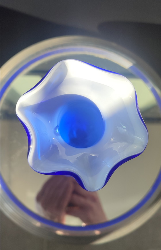 Image 1 of Italian art blown glass vase
