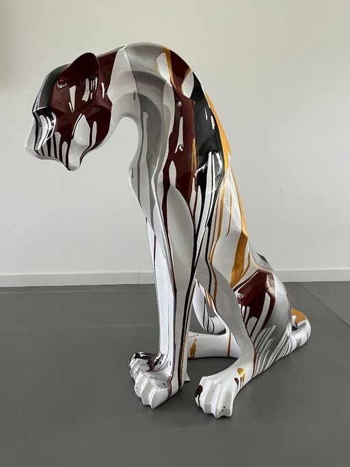 Panther Statue 1m Tall – beeldhouwkunst (photo 2 of 6)