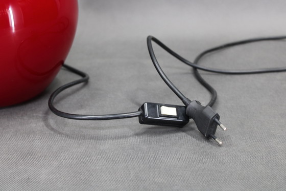 Image 1 of 1970s Italian VeArt Glass Table Lamp with Fabric Lamp Shade