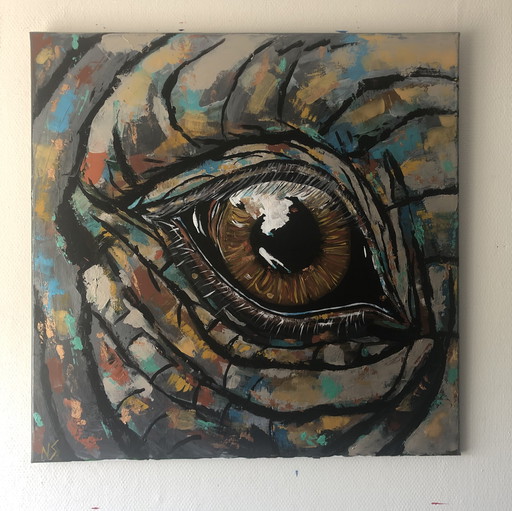 Elephant Eye 80 By 80 Cm