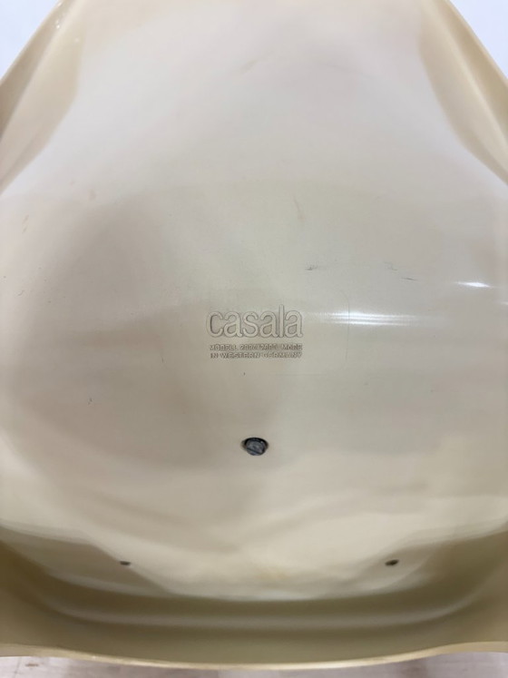 1x Casalino Casala Chair / Dining Chair / Garden Chair – Vintage Space Age – Plastic (photo 5 of 5)