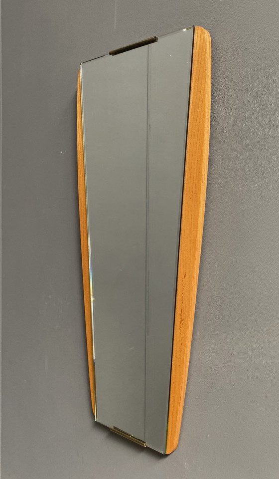 Image 1 of miroir en bois 1960
