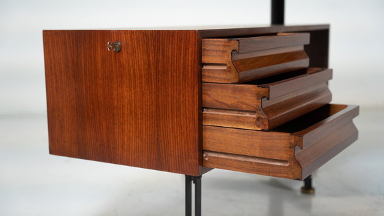 Image 1 of Boemerang T96 bureau door Osvaldo Borsani voor Tecno, Italië, 1960S