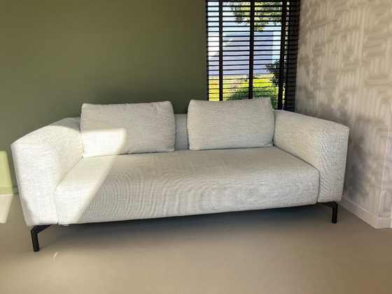 Pode 2-Sitzer Sofa, hellgrauer Textilbezug, 2 Sitzer Sofas, Stoff, Metall, Modern (Foto 4 von 15)