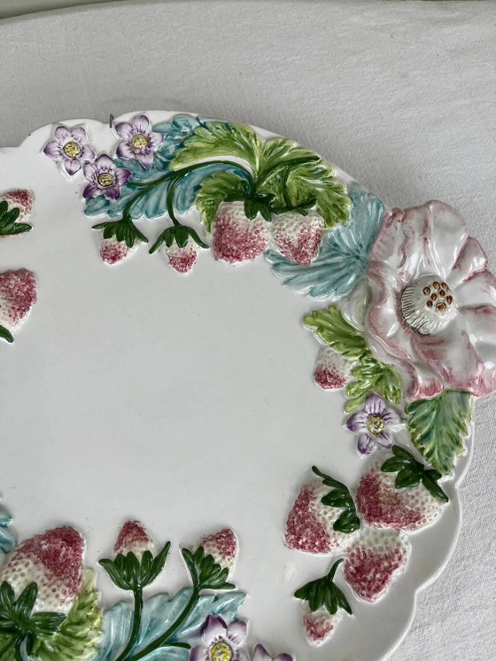 Servierplatte aus Steingut – Geschirr, Porcelain, Ceramic, Art Nouveau (photo 5 of 9)