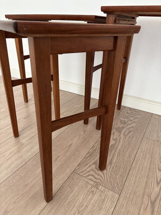 Mimiset Vintage Danese / Tavolini a Incasso Teak Forma Organica – Wood (photo 10 of 11)