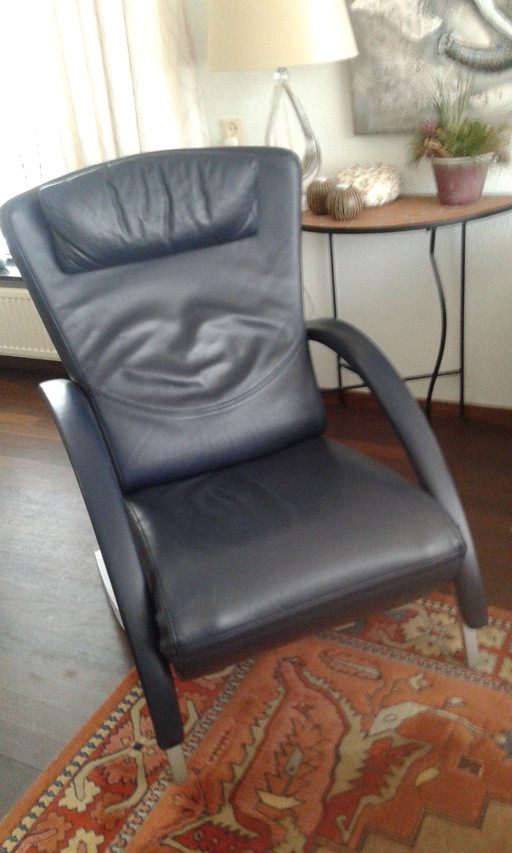 Rolf Benz 3100 Antracite. Pelle.