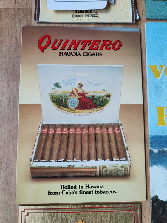 36 x Original Advertising / Signs / Posters - Cigarettes & Tobacco – Decorative Objects, Rubber, Plastic (photo 10 of 11)