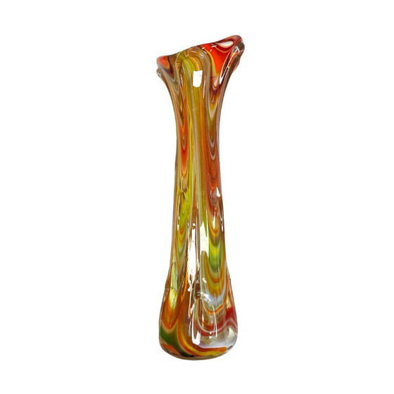 Image 1 of "Sękacz" vase – Ząbkowice Śląskie steelworks, Poland 1970s (42 cm)