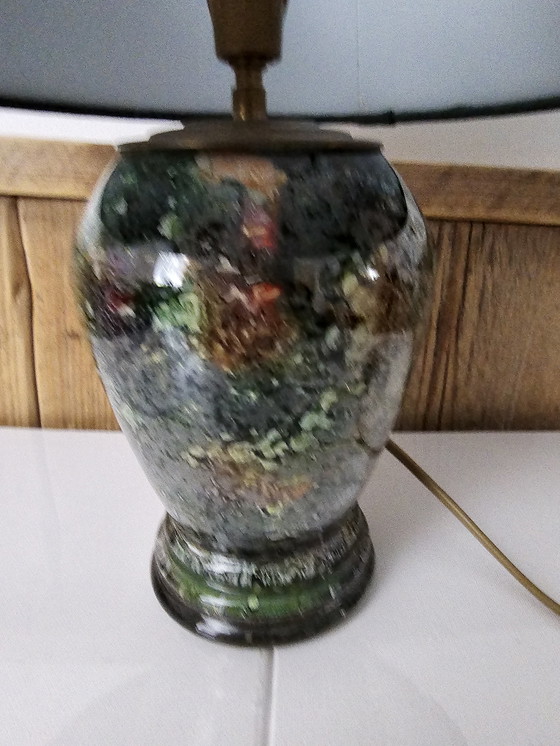 Image 1 of Unique glass art lamp – Silvie Montagnon – handmade