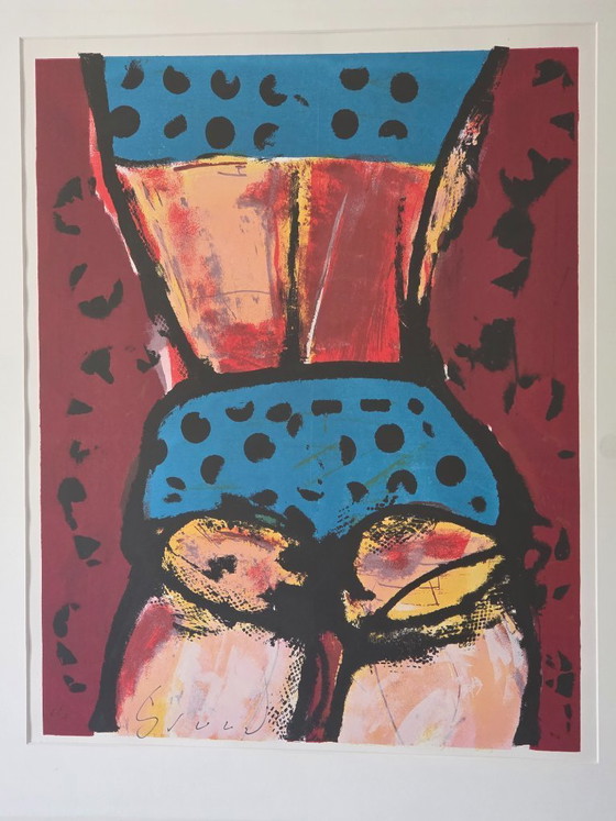 Image 1 of Herman Brood - Bikini Girl - EA - Hand-signed