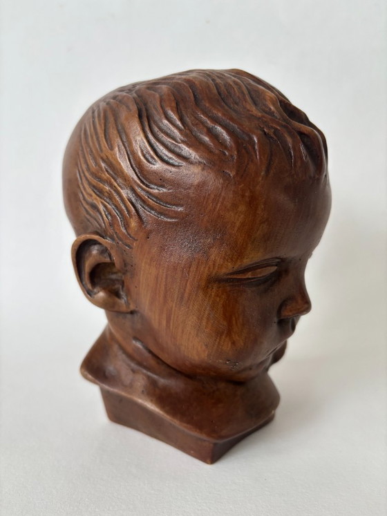 Tête d'Enfant Vintage Antique par Gebroeders van Paridon – Objets déco, Other (photo 5 of 10)
