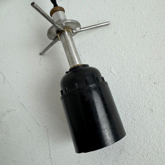 Image 1 of Lampada a sospensione opalina vintage degli anni '70