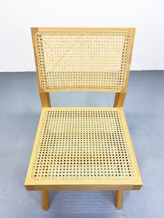 Image 1 of Capitol Complex Track, Cassina, Pierre Jeanneret fauteuil, hout, rotan