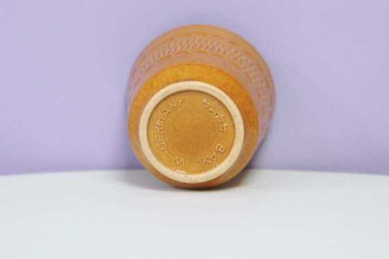 Image 1 of light brown West Germany flowerpot