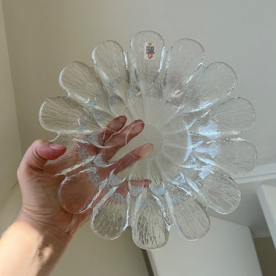 Ciotola in vetro vintage Holmegaard – "Fiore di ghiaccio", anni '60/'70 – Ciotole, Glass (photo 2 of 5)