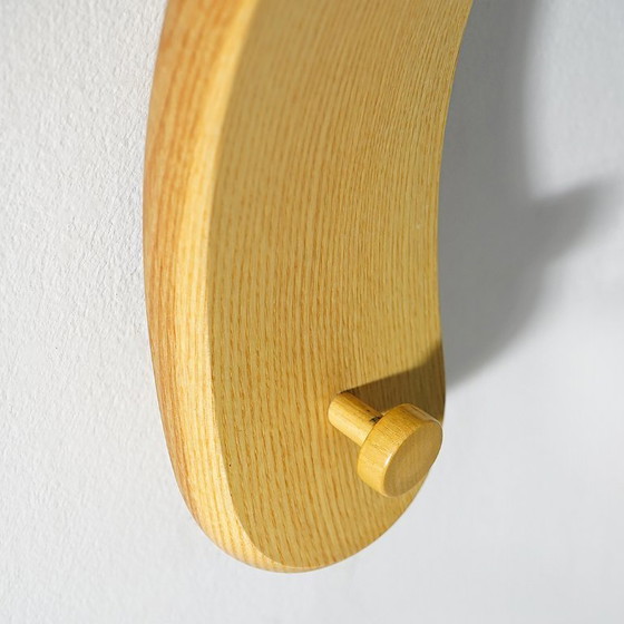 Image 1 of Paire de porte-manteaux muraux « Spatola » de De Paz, Durbino, Lomazzi pour Fiarm, années 1970