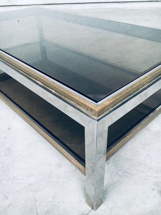 Image 1 of Hollywood Regency Design Flaminia Two Tier Coffee Table, France 1970's