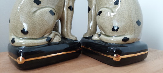 Image 1 of 2 cani Staffordshire in porcellana Beswick Inghilterra