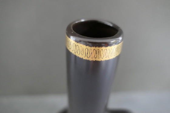 Image 1 of Vintage Keralux Boch Frères België vaas Ernest D'Hossche