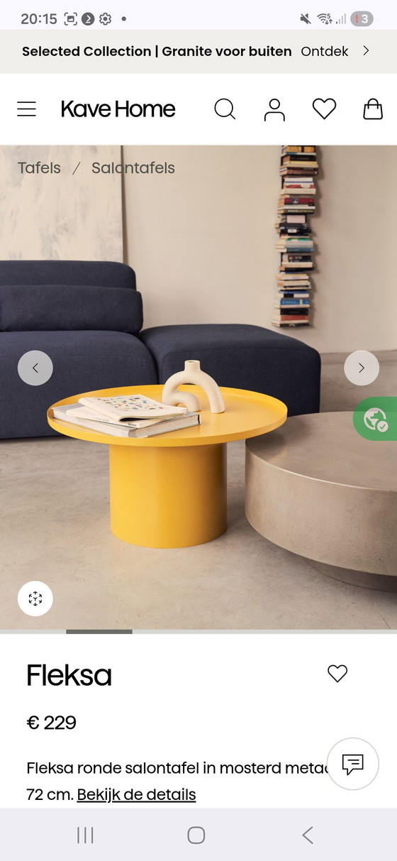 Image 1 of Table basse Kave Home Fleksa