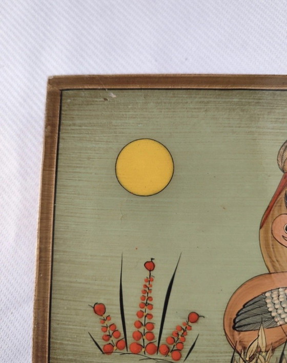 Image 1 of Vintage Mexican Painting Arturo Alcala - Folk Art